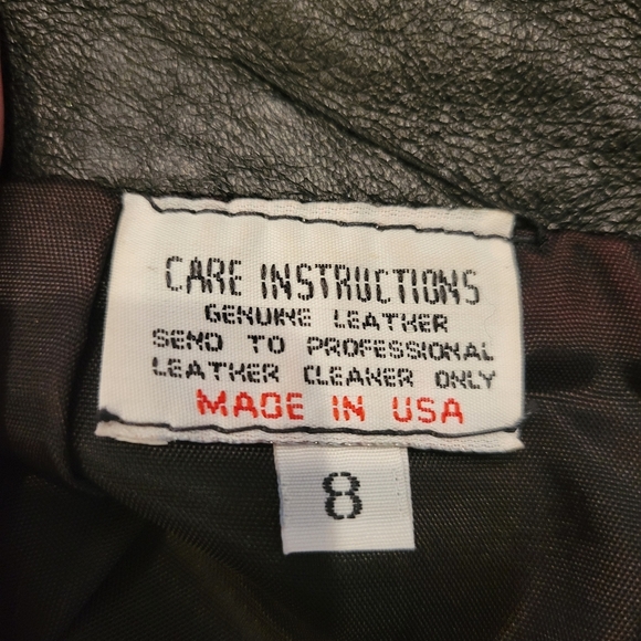 Cache genuine leather black skirt - Picture 2 of 6